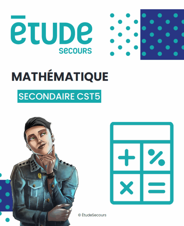 Mathématique CST 5 - 063 504 (Année scolaire)